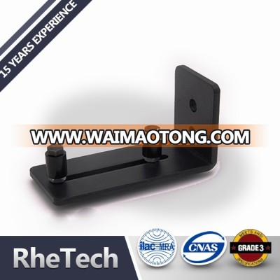 factory price high quality black bottom guide stay roller for barn sliding door hardware adjustable floor hardware