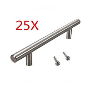 Stainless Steel T Bar Pull Handle Cabinet Drawer Furniture Kitchen Handle