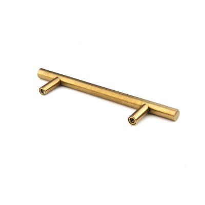 T Type Diameter 10mm Gold Color Pull Handle For Furniture Cabinet Handle Cabinet Hardware