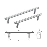 Stainless Steel Handle 86002h (hollow Bar )