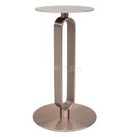 antifingerprint brushed hollow shaped tube antique patio metal table leg