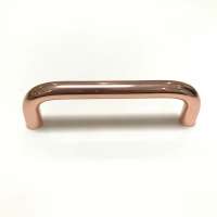 C Shape U Shape 8mm 10mm 12mm Rose Gold Stainless Steel Pull Handles for Glass Solid Wood Timber Door